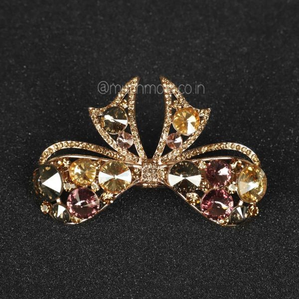 Women Embellished French Barrette Hair Clip