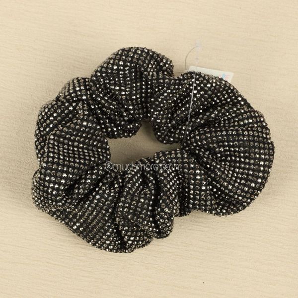 Black Embellished  Ruffle Hair Accessories