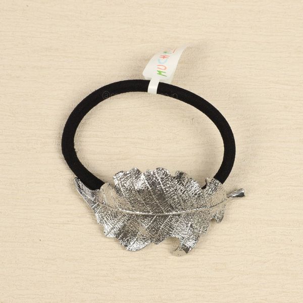 Silver Leaf Rubber Band