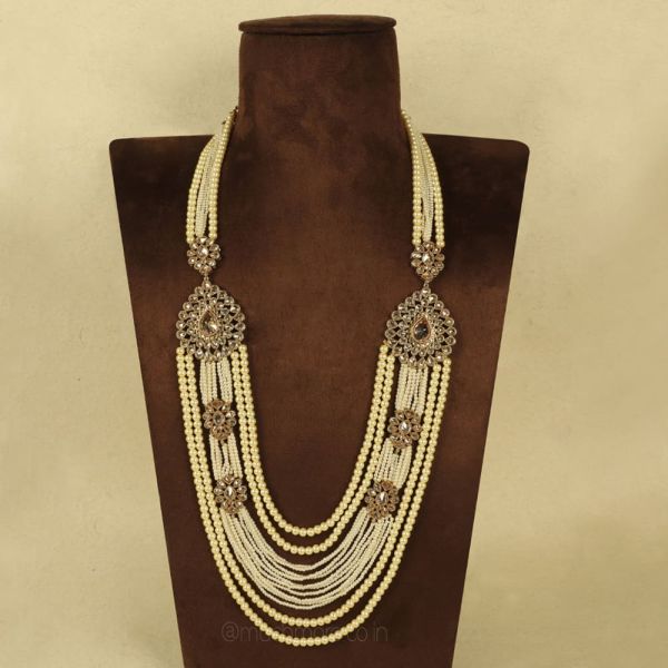 Pearls Antique Gold Tone Traditional Moti Mala 