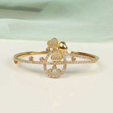 Gold Polish Diamond Bracelet Buy Online