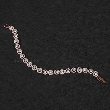 Shop Now Diamond Studded Sleek Women's Bracelet