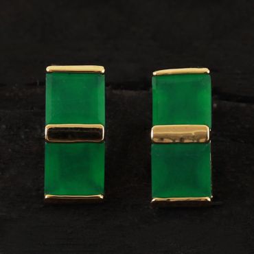 Women's Emerald Green Earrings 