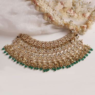 Exclusive Design Pachi Kundan Heavy Jewellery For Bride