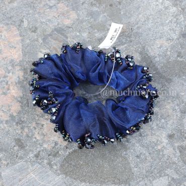Hair Scrunchie With Beads For Girls & Women