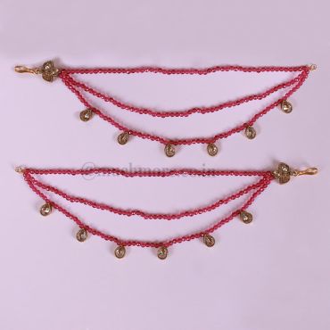 Ear chain/Matil with Hooks And Stone Work