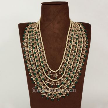 Multi-layered Necklace Haram For Wedding