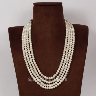 Exclusive Four Line Pearl Mala Online 